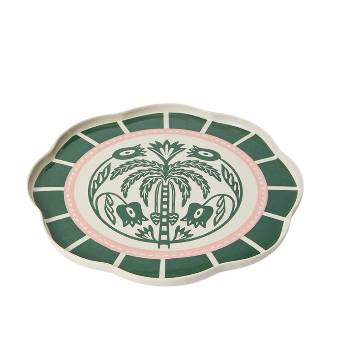 Del Sol Palm Platter - Green