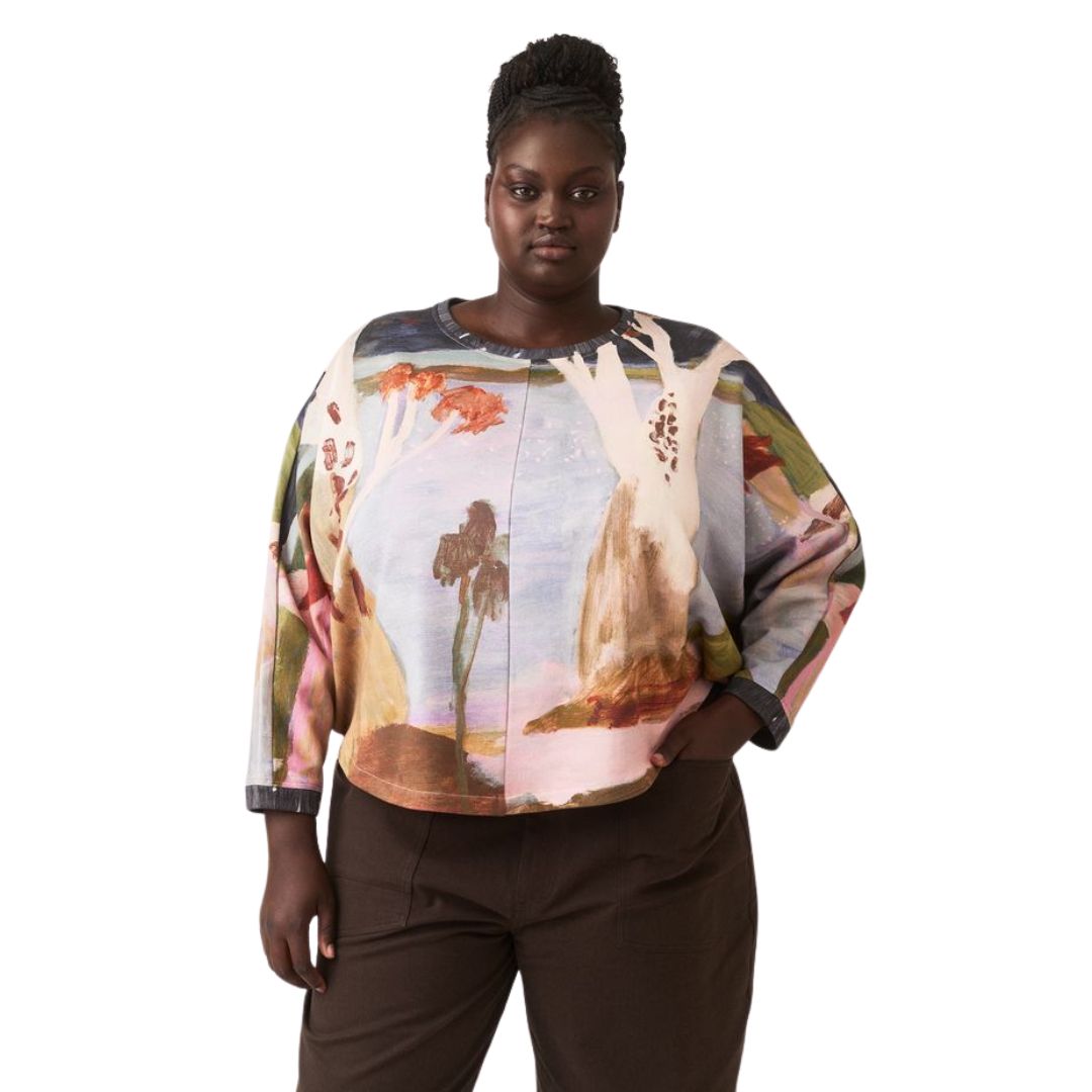 Dahlia Batwing Sweat - Night Herons