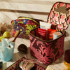 Delphine Small Vanity Case - Garnet