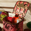 Delphine Small Vanity Case - Garnet