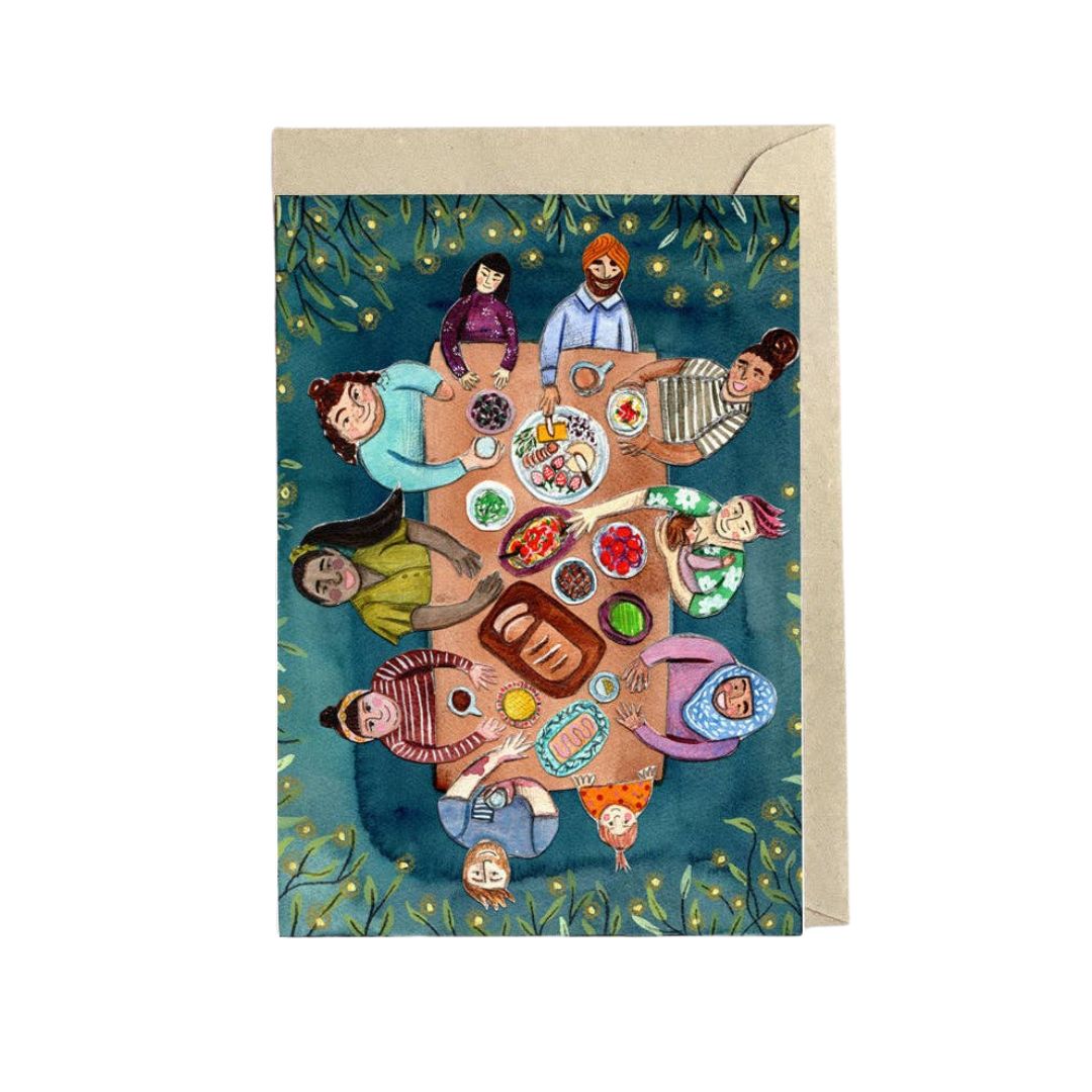 Greeting Card - Dinner Party