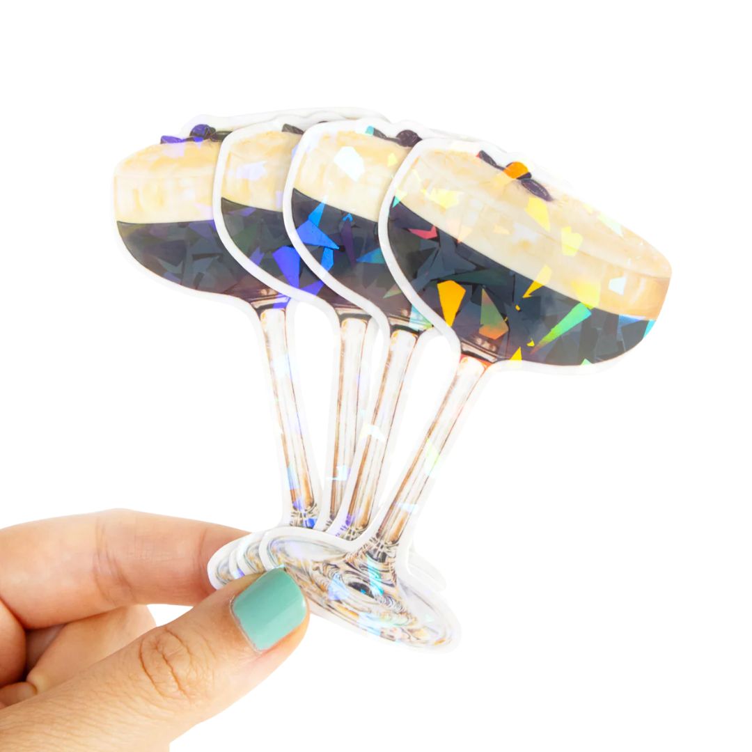 Espresso Martini Prism Vinyl Sticker