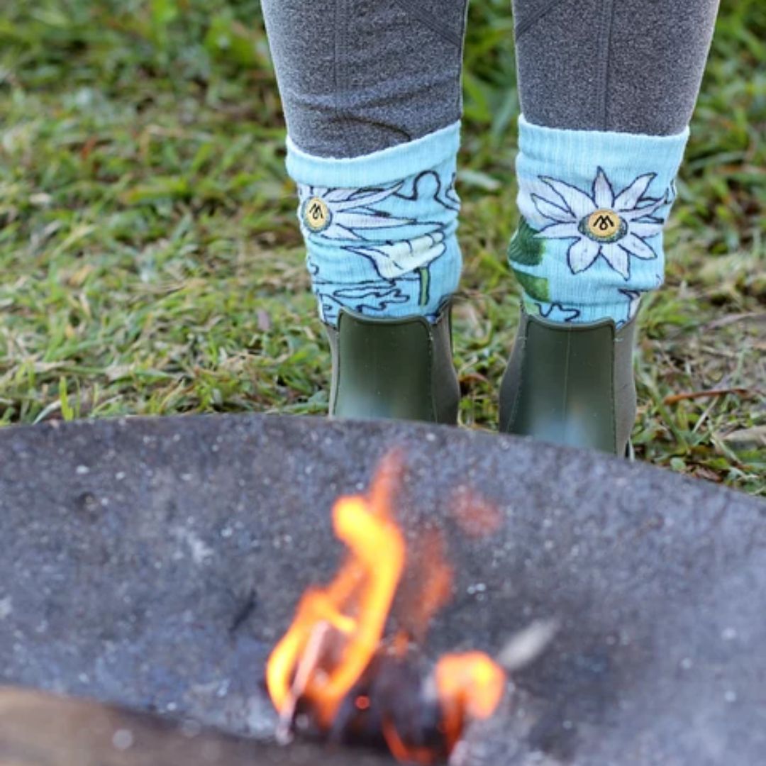 FLANNEL FLOWER Socks