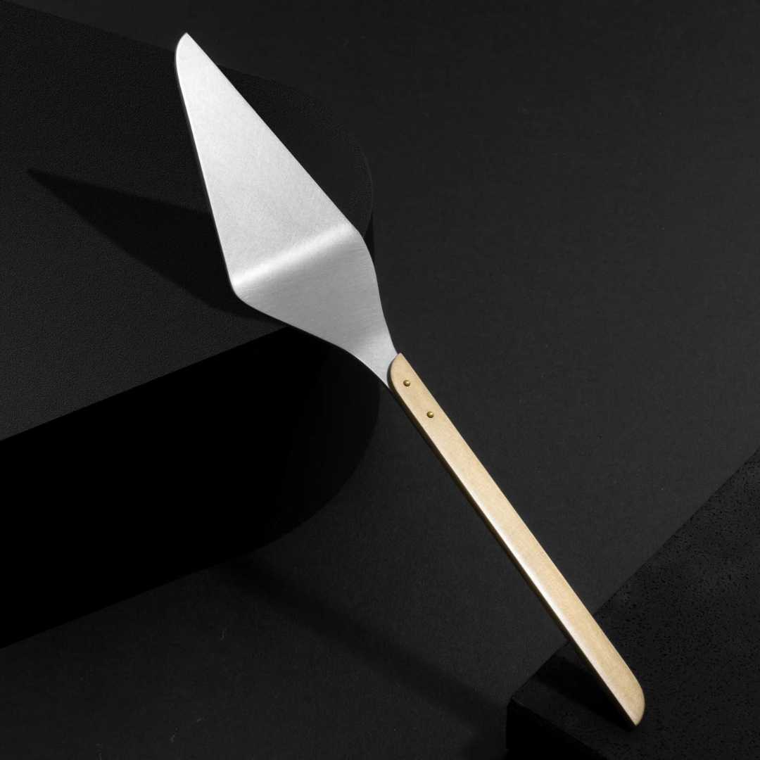 Brass Cake Server by Ferro Forma