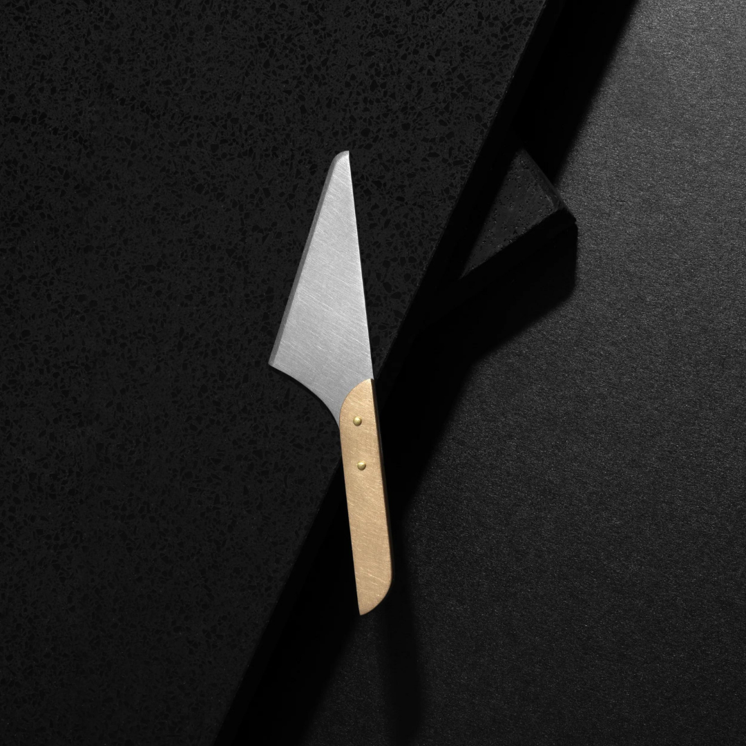 Brass Cheese Knife by Ferro Forma