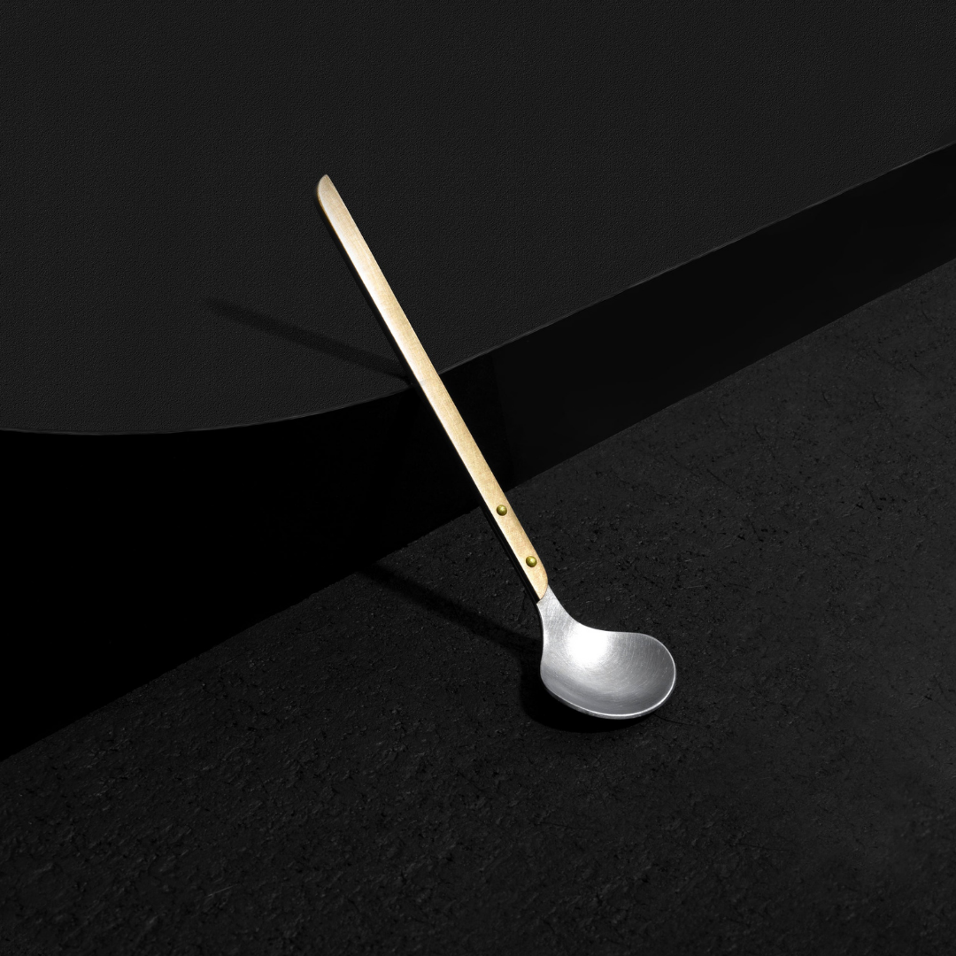 Brass Teaspoon by Ferro Forma