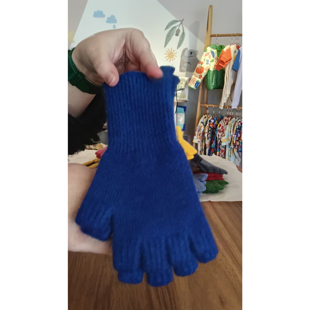 Fingerless gloves / Angora / Lambswool