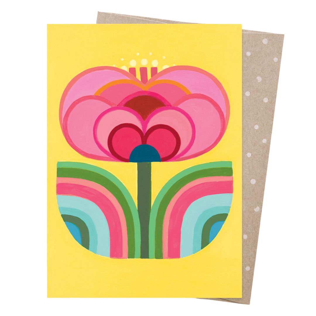 Flower In Sunshine // Greeting card