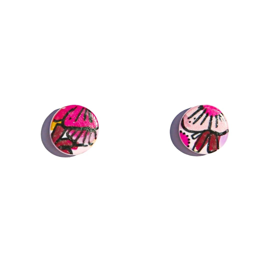 Flower Pattern Studs