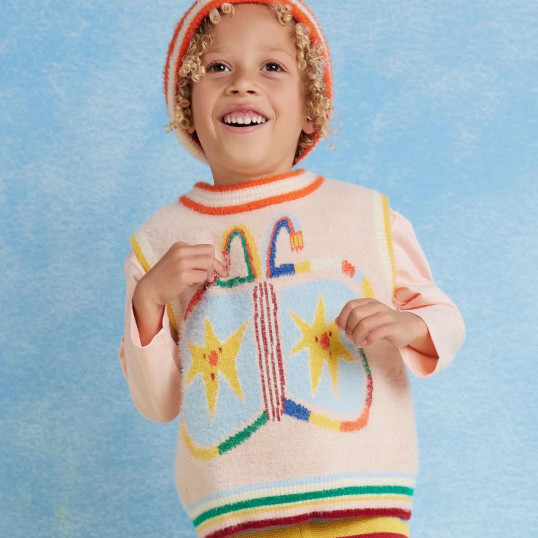 Fluffy Knit Vest - Flutterby