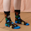 Add colour with these striking socks designed by Esther Sandler of Togetherness Designs