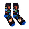 Add colour with these striking socks designed by Esther Sandler of Togetherness Designs