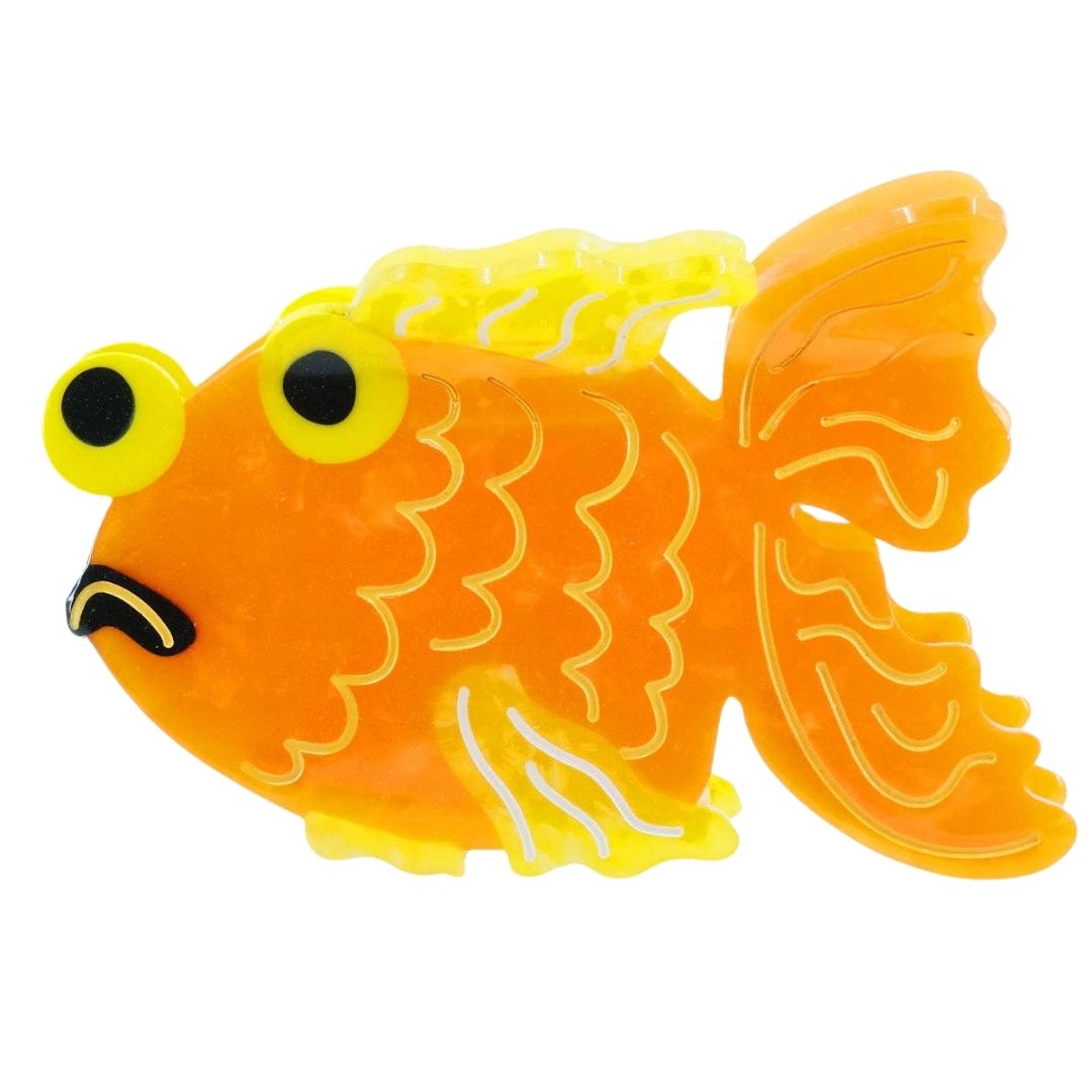 Forgetful Goldfish Hair Claw Clip