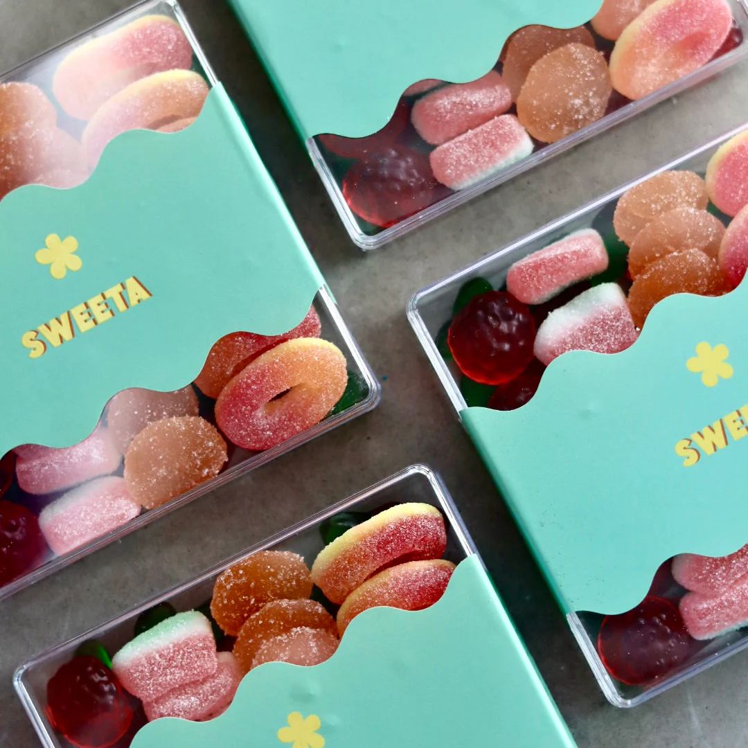 Yummy fruit flavours but make it a gummy lolly!