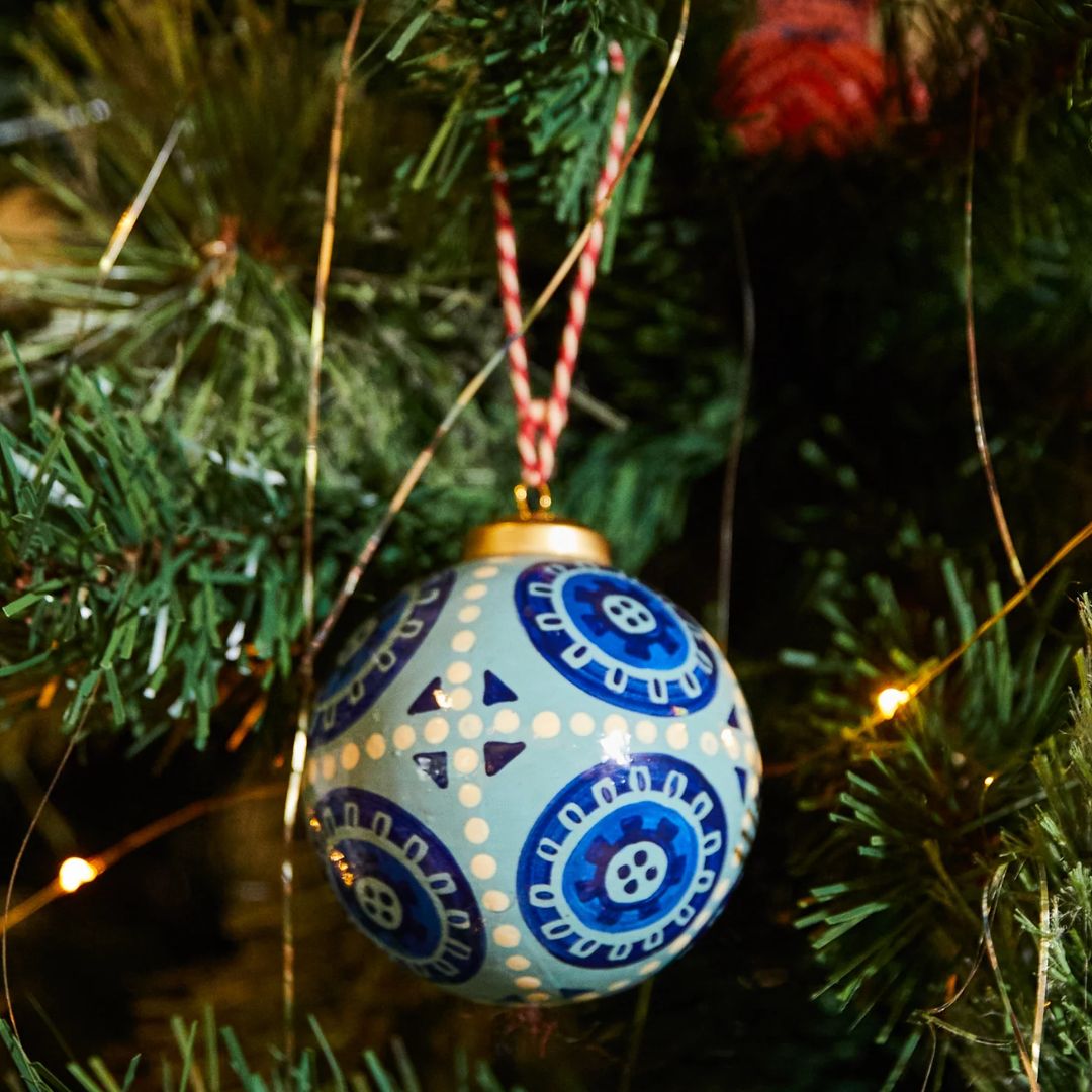 Gabriella Bauble Decoration - Azure