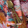 Have "good fortune" with this beautiful napkin set of 2 by Emma Morgan