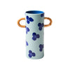 Griffe Navy Sky Floral Bud Vase
