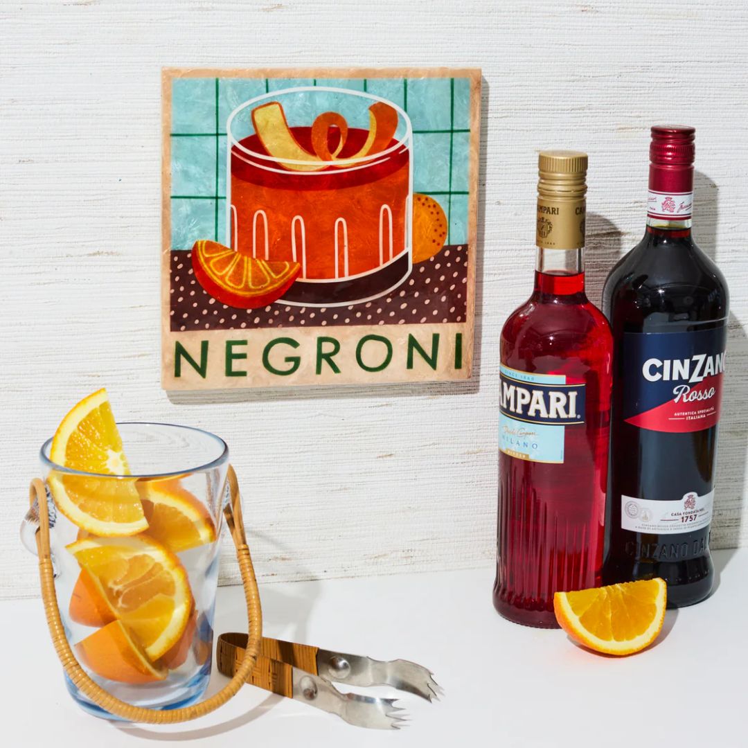Happy Hour Negroni Tile