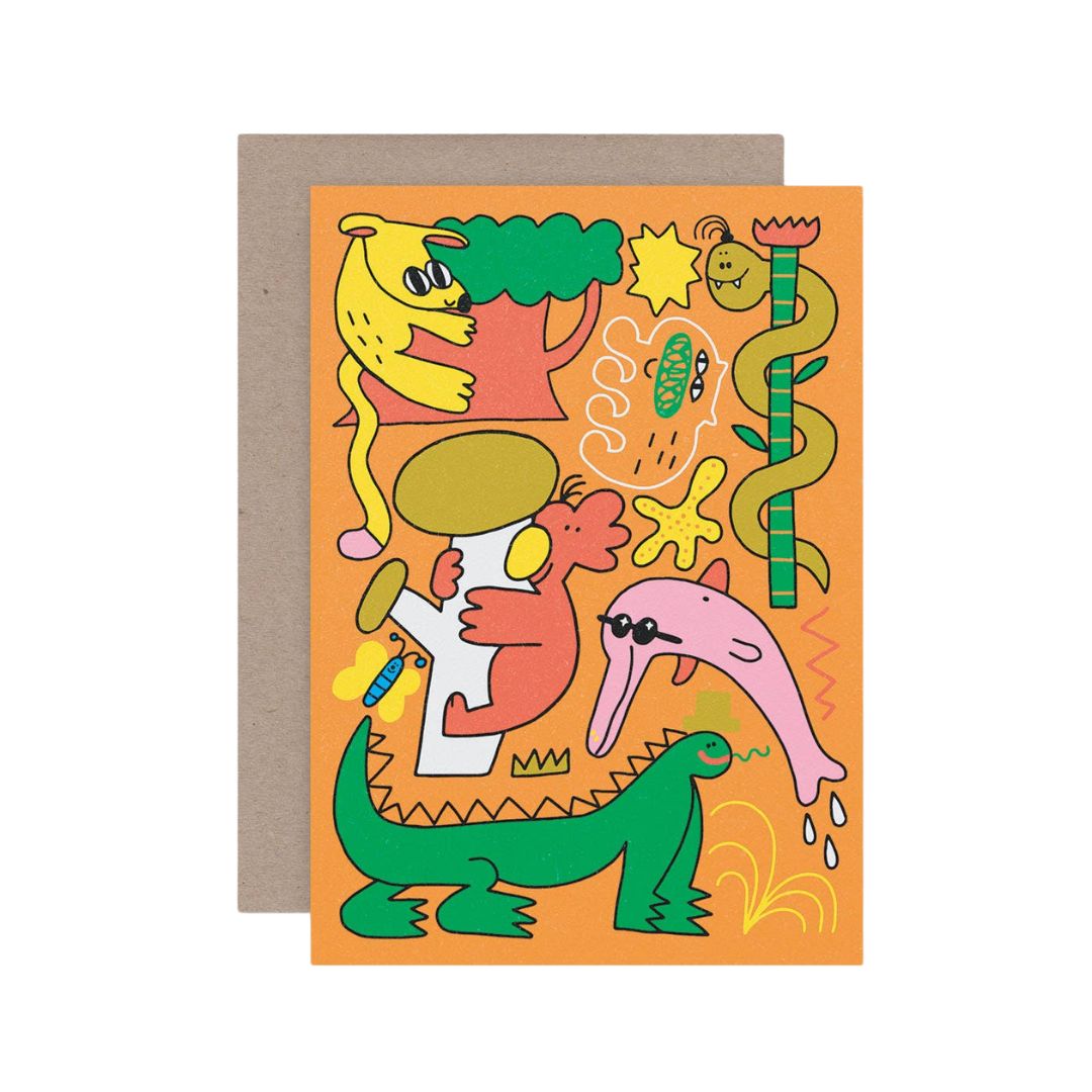HEY HEY G'DAY card