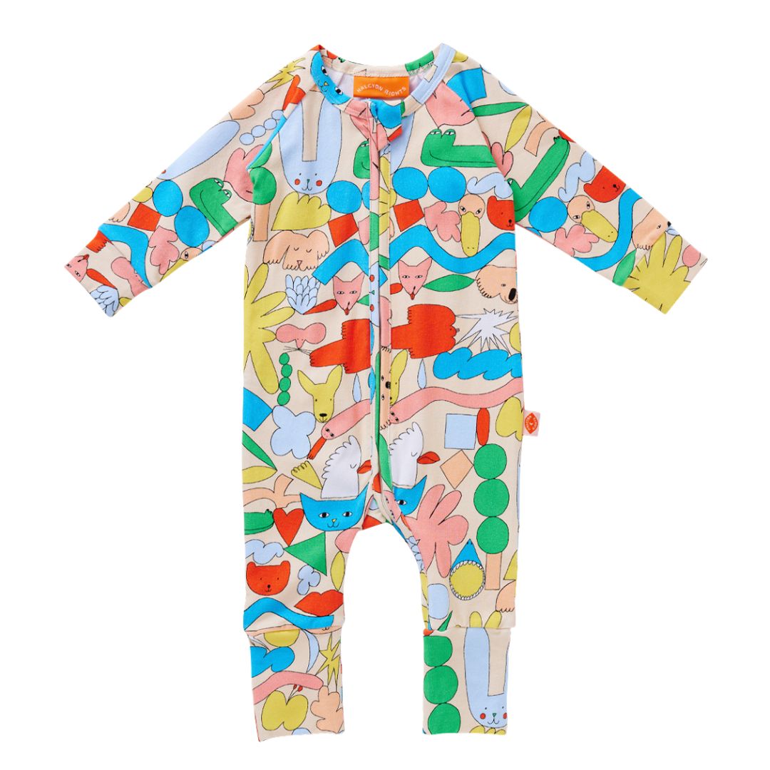 Little Billabong - Long Sleeve Zip Suit