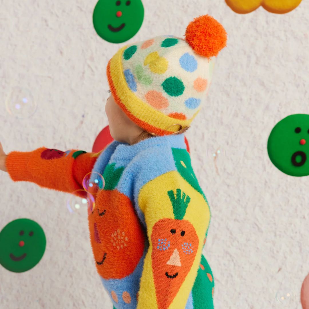 Pocket Patch Knit Beanie