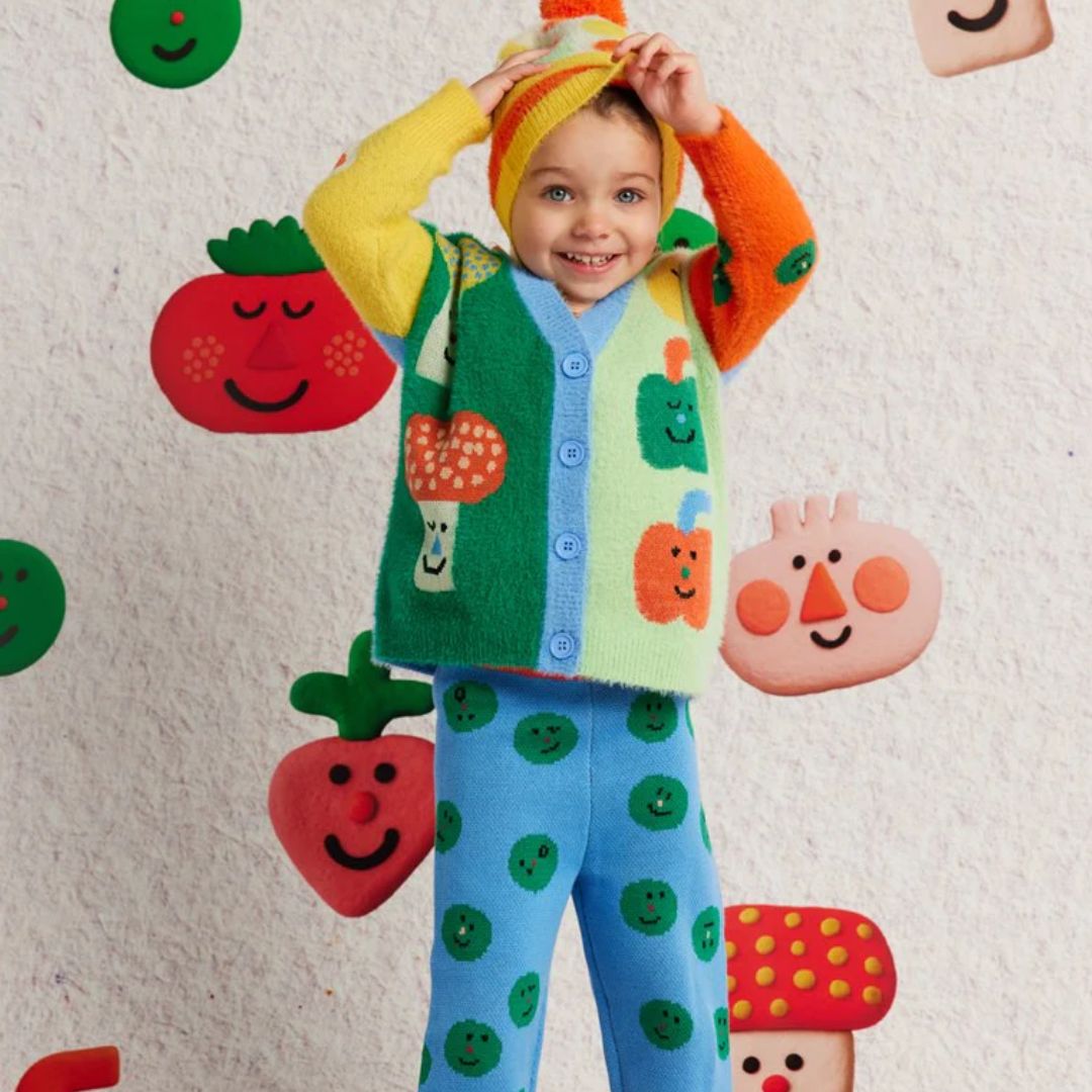 Pocket Patch Knit Cardigan