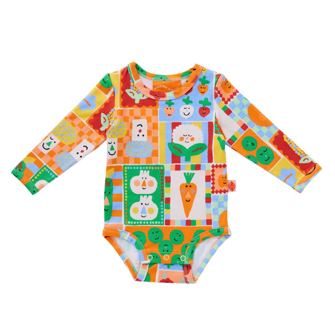 Pocket Patch Long Sleeve Bodysuit