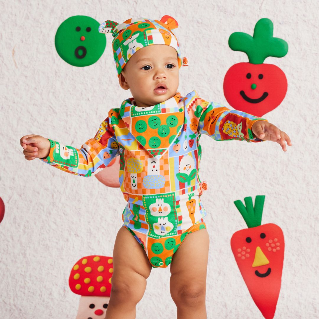 Pocket Patch Long Sleeve Bodysuit