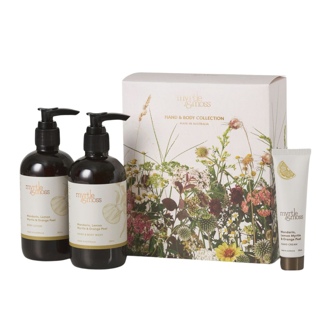 Myrtle & Moss mothers day gift sets come beautifully packaged.