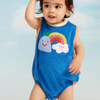 Happy camper terry singlet suit by Halcyon nights