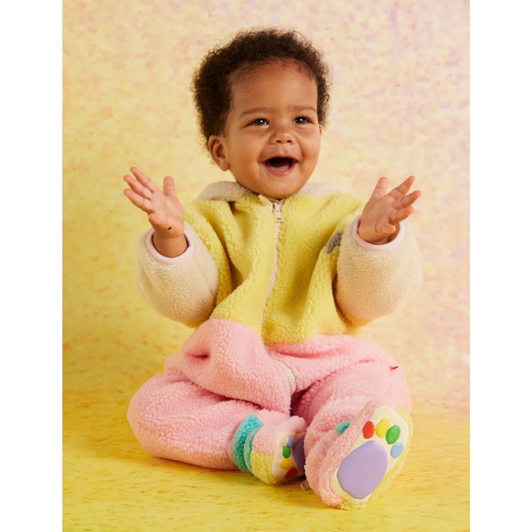 Peel Party Sherpa Baby Bootie