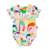 Happy Herd Short Sleeve Bodysuit - Organic