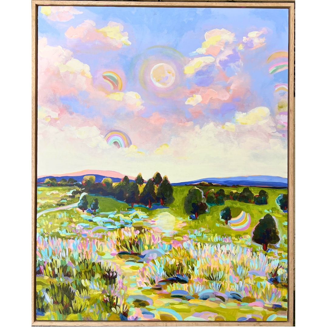 Harvest moon by Christina Jane (framed)