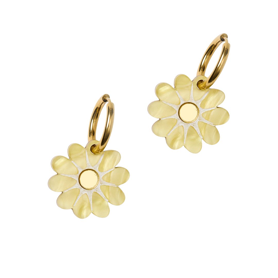 Hattie Earrings - Yellow