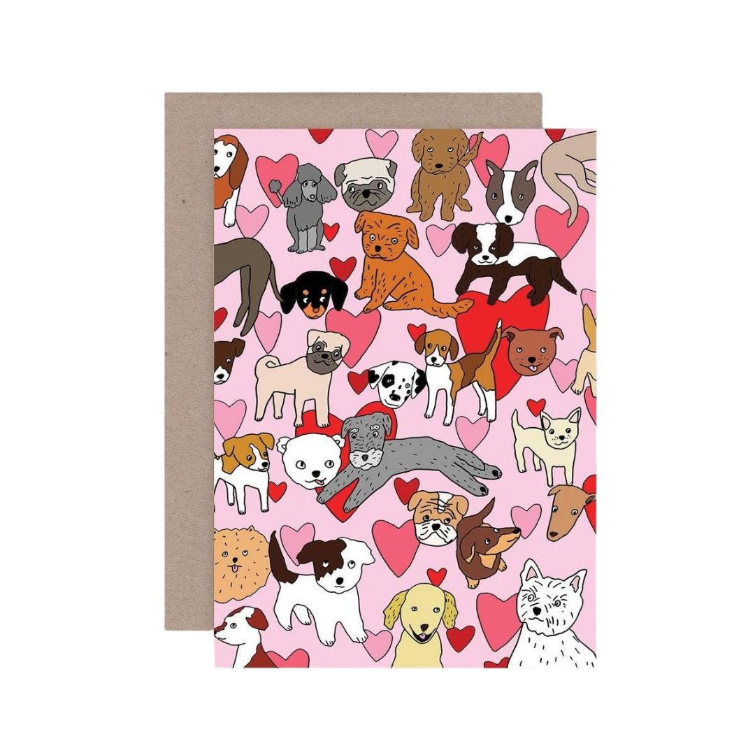 I Love Dogs Card