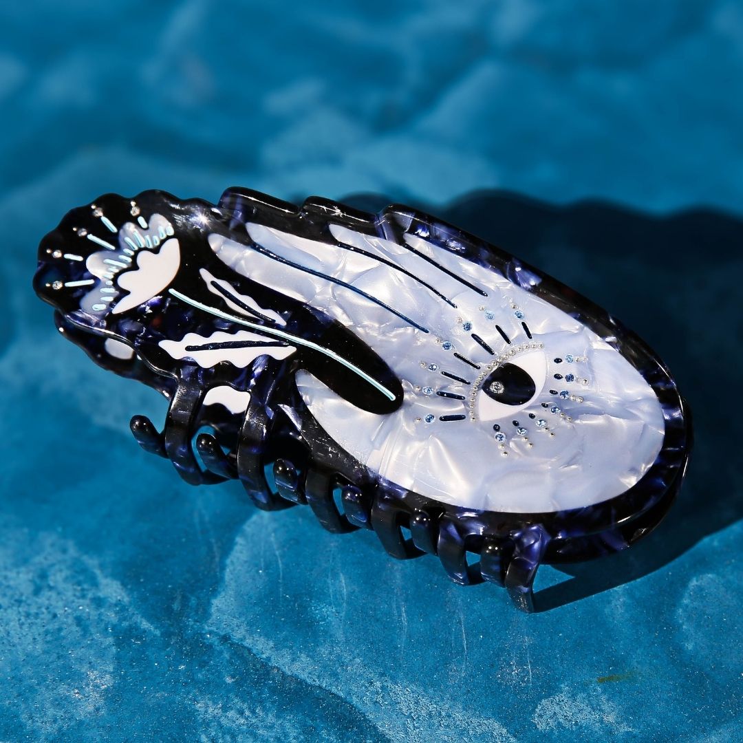 Indigo Palm Clip
