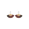 Jellurgal Generations Layered Fan Hoop Earring