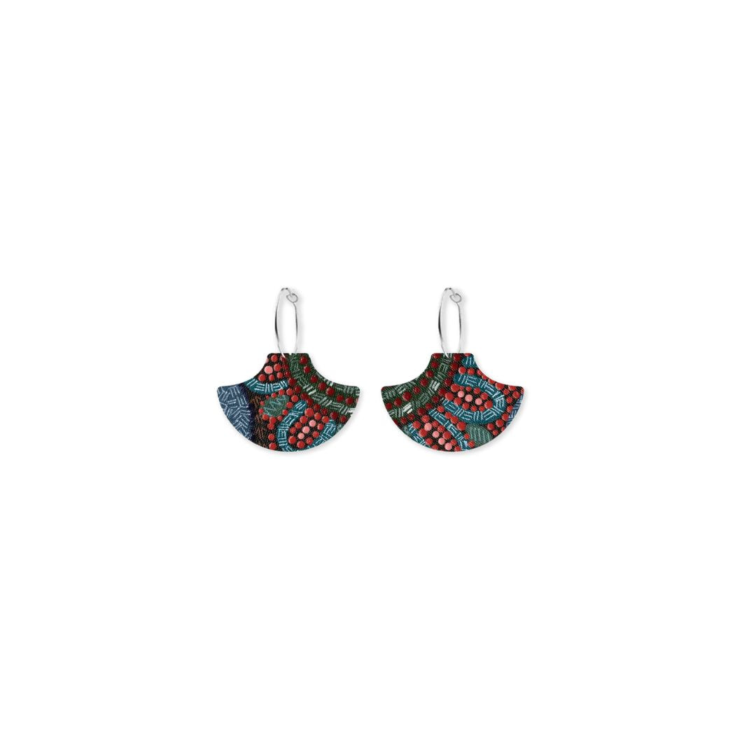 Jellurgal Generations Pagoda Hoop Earring