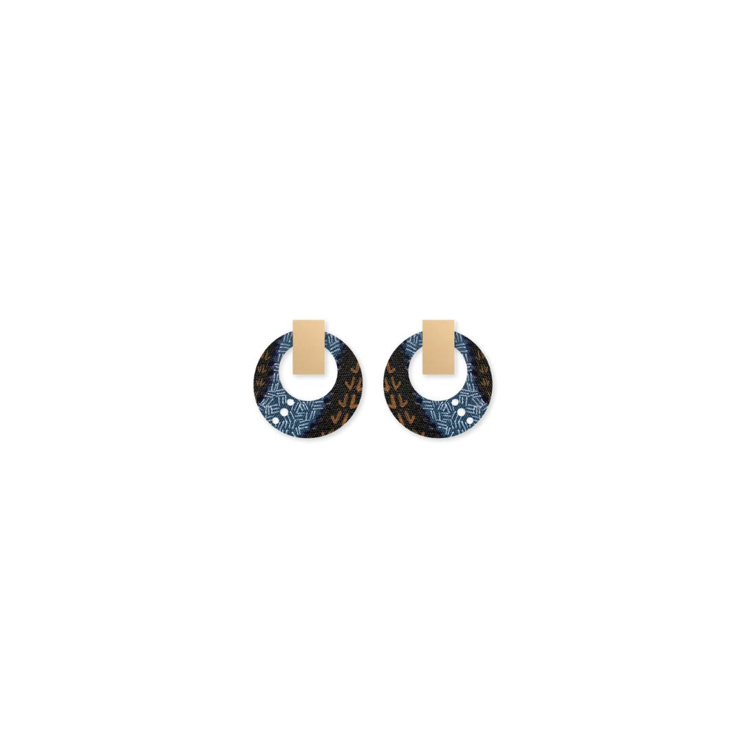 Jellurgal Paroo Small Retro Stud Earring