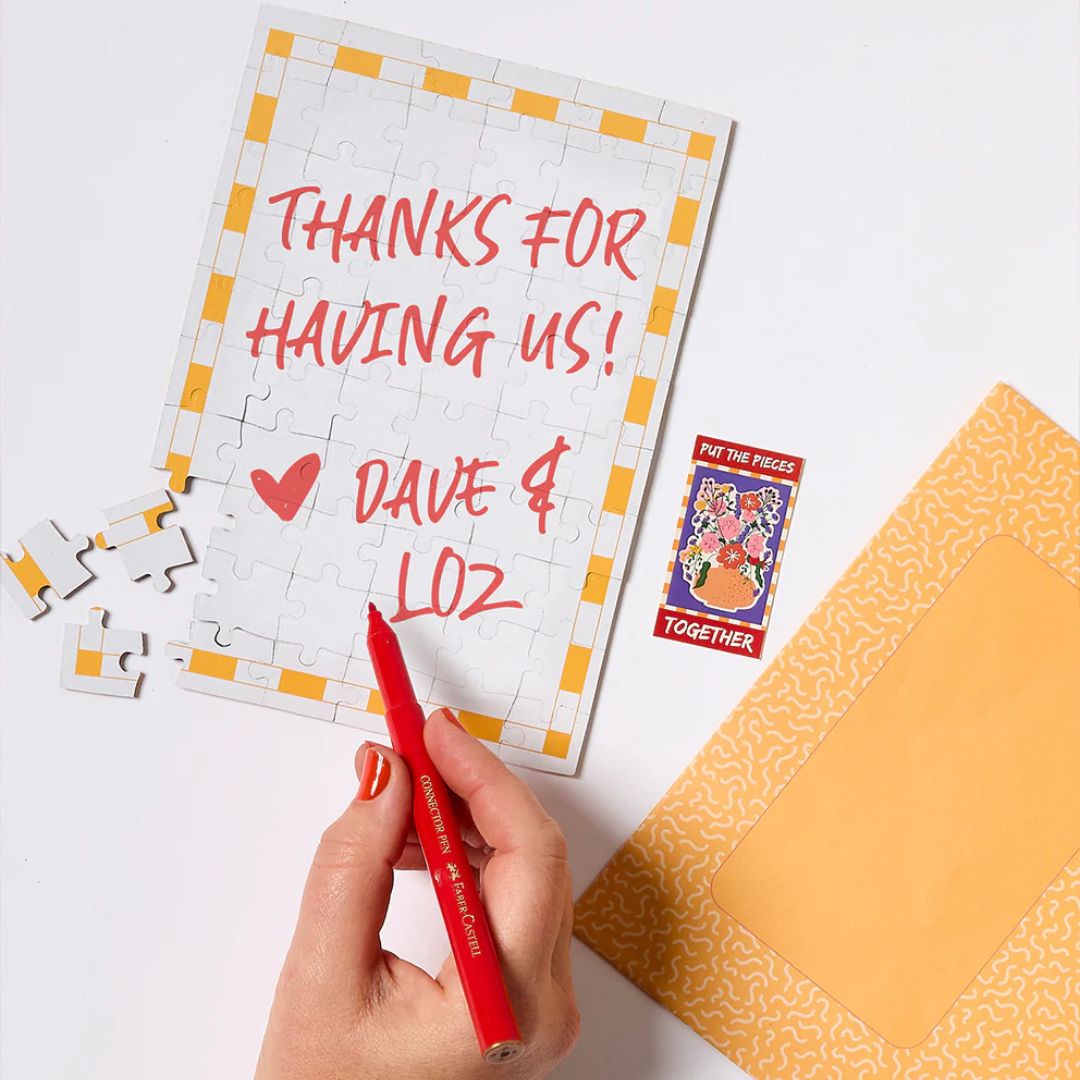 Is it a card?  Is it a puzzle? It's both!