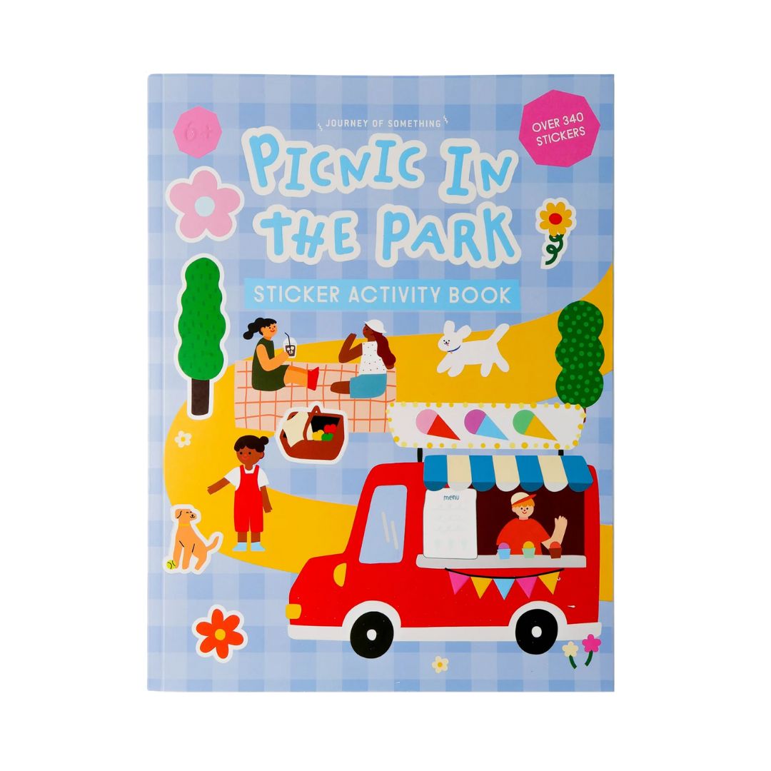 Over 340 stickers in this picnic themed activity books for kids
