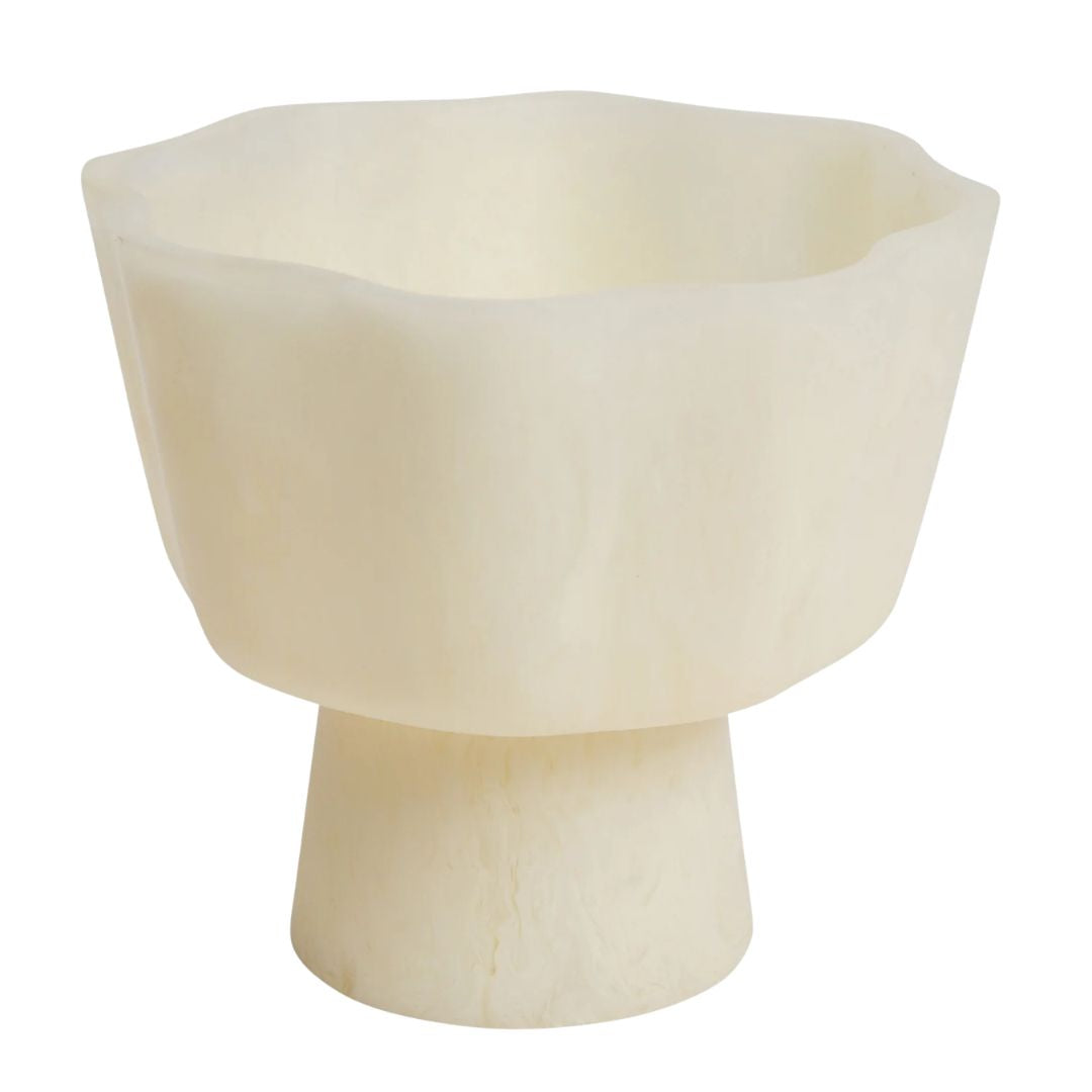 Joy Pedestal Bowl - Pearl