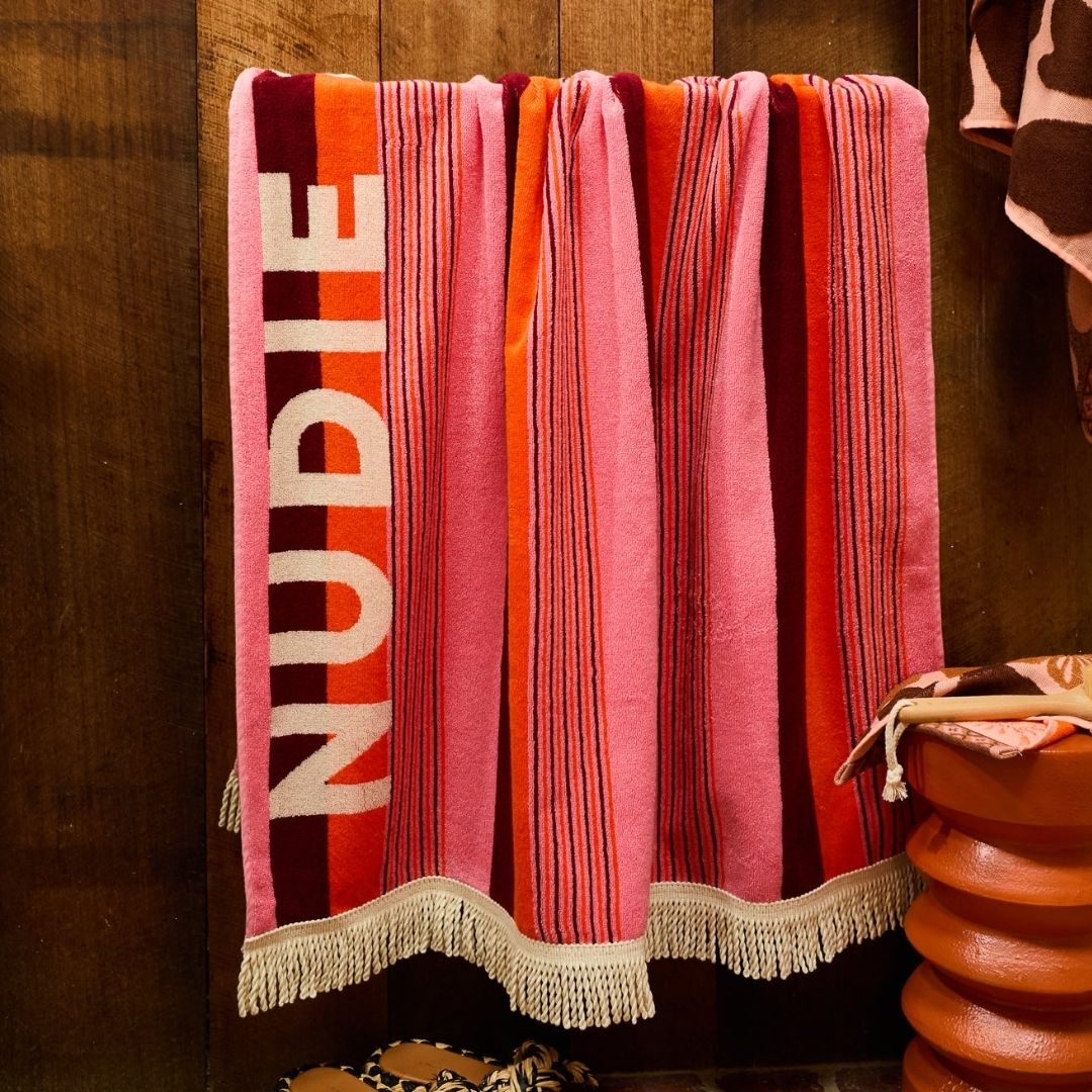 June Nudie Bath Sheet - Dahlia
