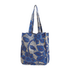 "The African-batik-inspired Kavi design adds colour and depth to your outfit. For style on the go, indulge in the indigo hues of the Kavi tote bag from Sage & Clare