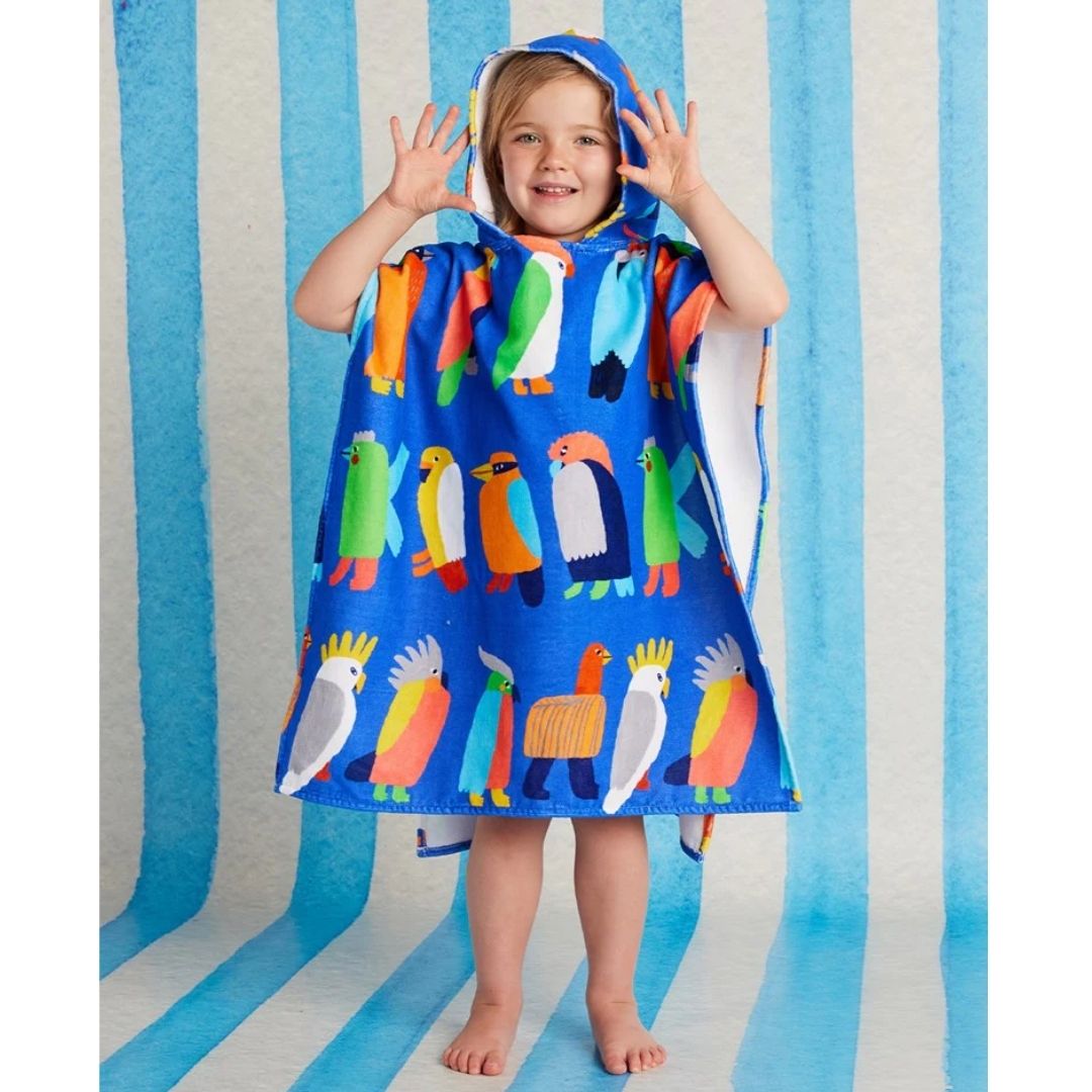 Kids Hooded Towel Flamin' Galahs
