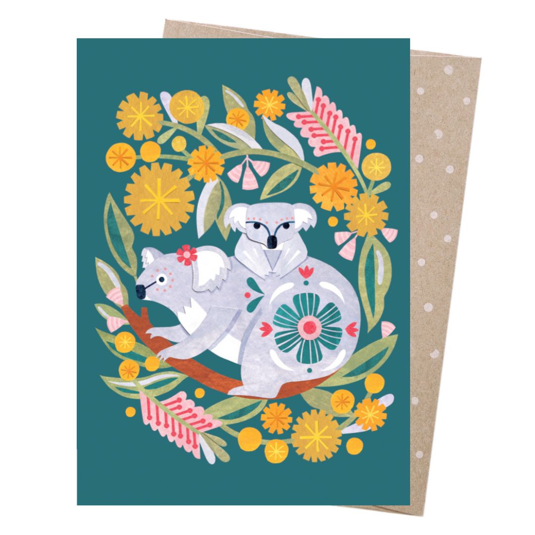 Koala Mum & Bub // Greeting card