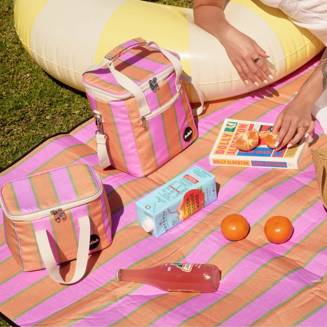 Mini Cooler Sunset Stripe