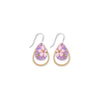 Kelsie Rose Floating Florals Layered Iconic Outline Drop Earrings