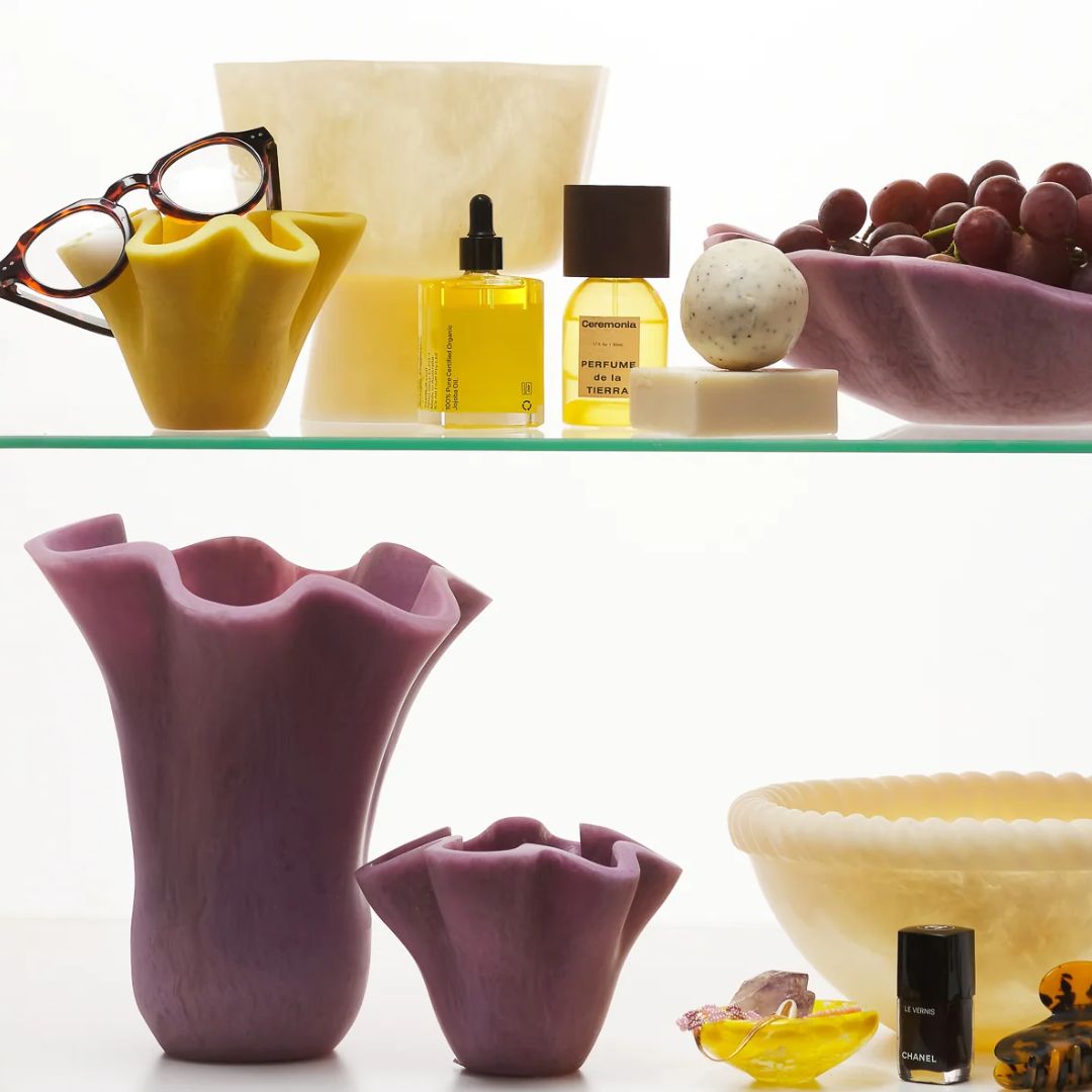 Leah Vase - Orchid