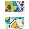 Lemon tart and berries tea towel is a fun and bright tea towel that will look fabulous in any kitchen by Bespoke Letterpress.